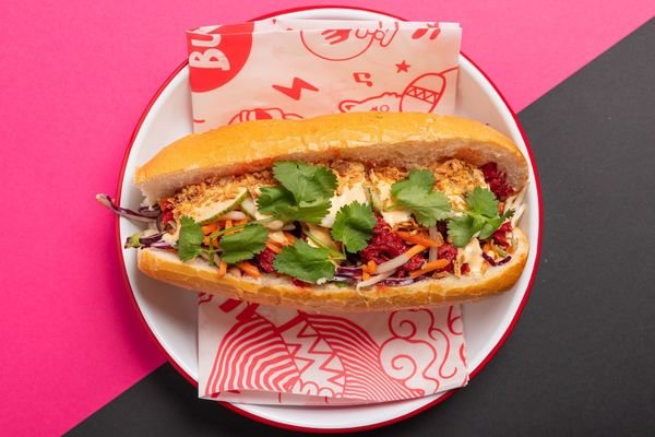 Char Siu Pork Banh Mi Baguette